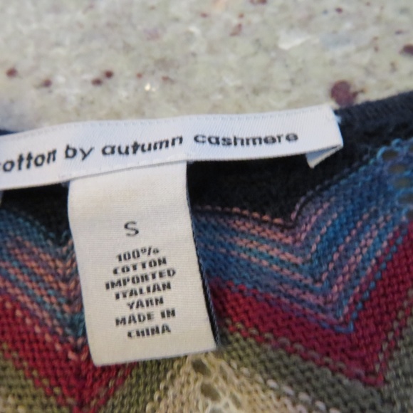 COTTON BY AUTUMN CASHMERE CHEVRON TANK DRESS S* - Picture 5 of 5